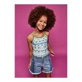Mayoral Older Girls Denim Summer Shorts
